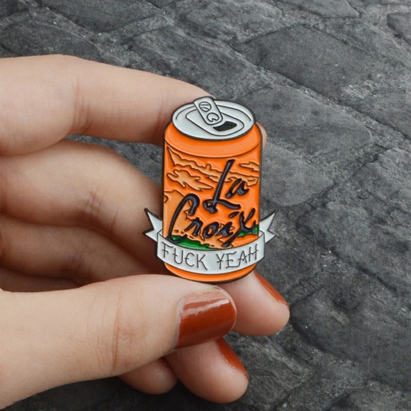 La Croix "Fuck Yeah" Can Fashion Pin ✴ - Picture 7 of 15